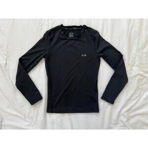 Champion boys size M powercore/duo dry black long sleeved athletic top
